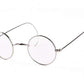 Vintage Round Optical Wire Rim Eyeglasses Metal Frame with Cable Temples Wrap Around Ears