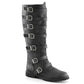Men's Pull-On Multi-Buckled Strap Knee High Boots Medieval Knight Pirate Warrior Boots Renaissance Cosplay Stage Boots