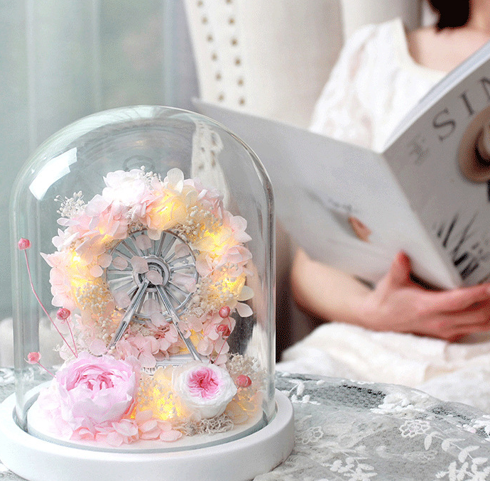 Mother's Day Gift Ideas Ferris Wheel Eternal Rose Decor